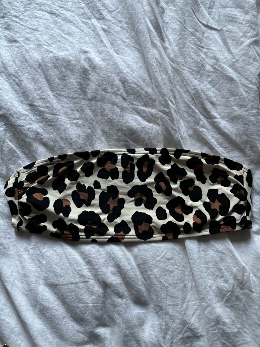 Michael Kors Leopard print swim top